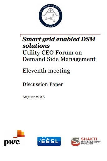 Eleventh Utility CEO ForumBackground Paper : Smart Grid Enabled DSM solutions