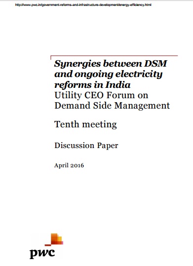 Tenth Utility CEO Forum Background Paper: Synergies between DSM and the Ongoing Electricity Reforms