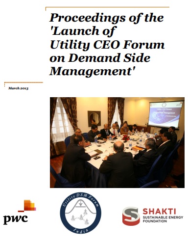 Proceedings of the First Utility CEO Forum