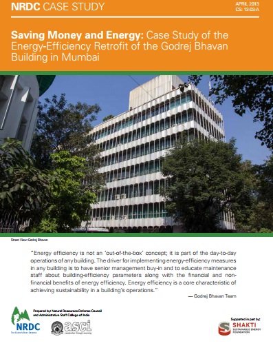 Saving money and energy: Case study of the Energy Efficiency Retrofit of Godrej Bhavan