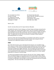 Joint Letter to Secretary Moniz and Deputy Chairman Ahluwalia (2014)