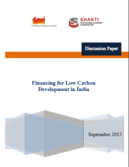 Financing for Low Carbon Development in India
