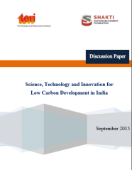 Science, Technology and Innovation for Low Carbon Development in India