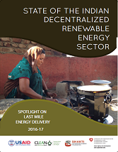 State of the Decentralized Renewable Energy Sector in India 2016-17