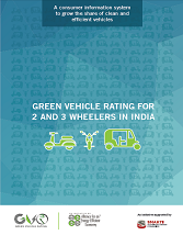 Green Vehicle Rating for 2 and 3 Wheelers in India