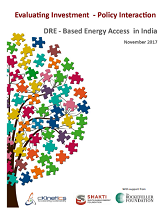 Evaluating Investment-Policy Interaction in DRE-based Energy Access in India