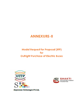 ANNEXURE-II: Model Request for Proposal (RfP) for Outright Purchase of Electric Buses