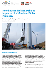 How have India’s RE Policies Impacted its Wind and Solar Projects?